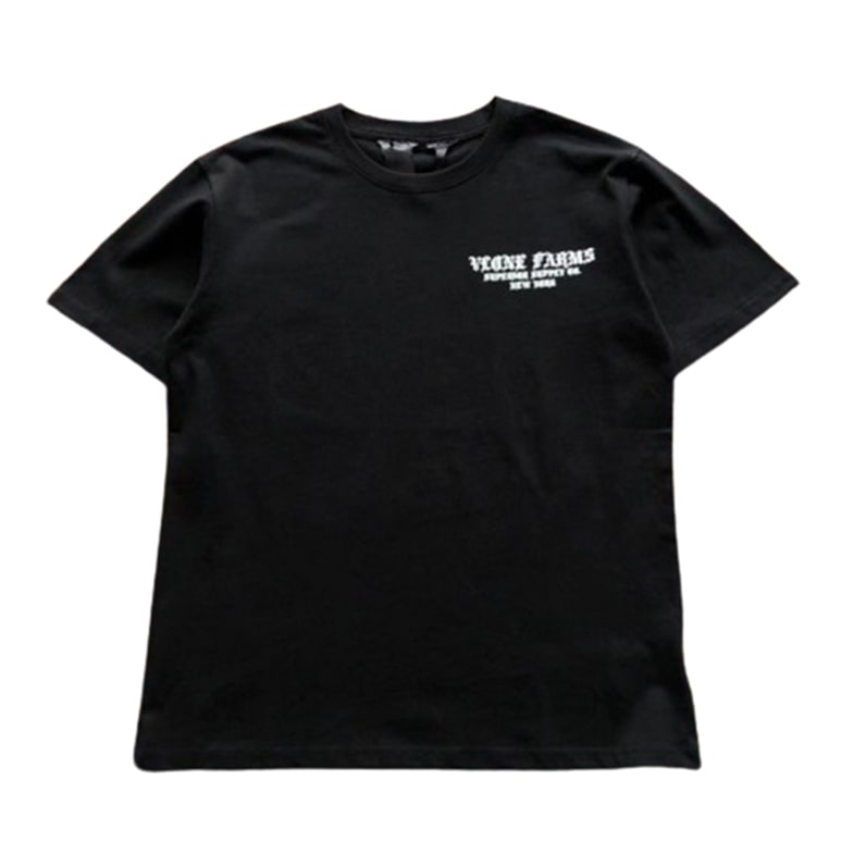 Vlone Farms Fire Skull Graphic Short Sleeve T‑Shirt
