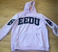 Geedup Light Purple Navy Outline Arch Logo Hoodie