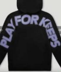 Geedup Black Purple Play For Keeps Hoodie