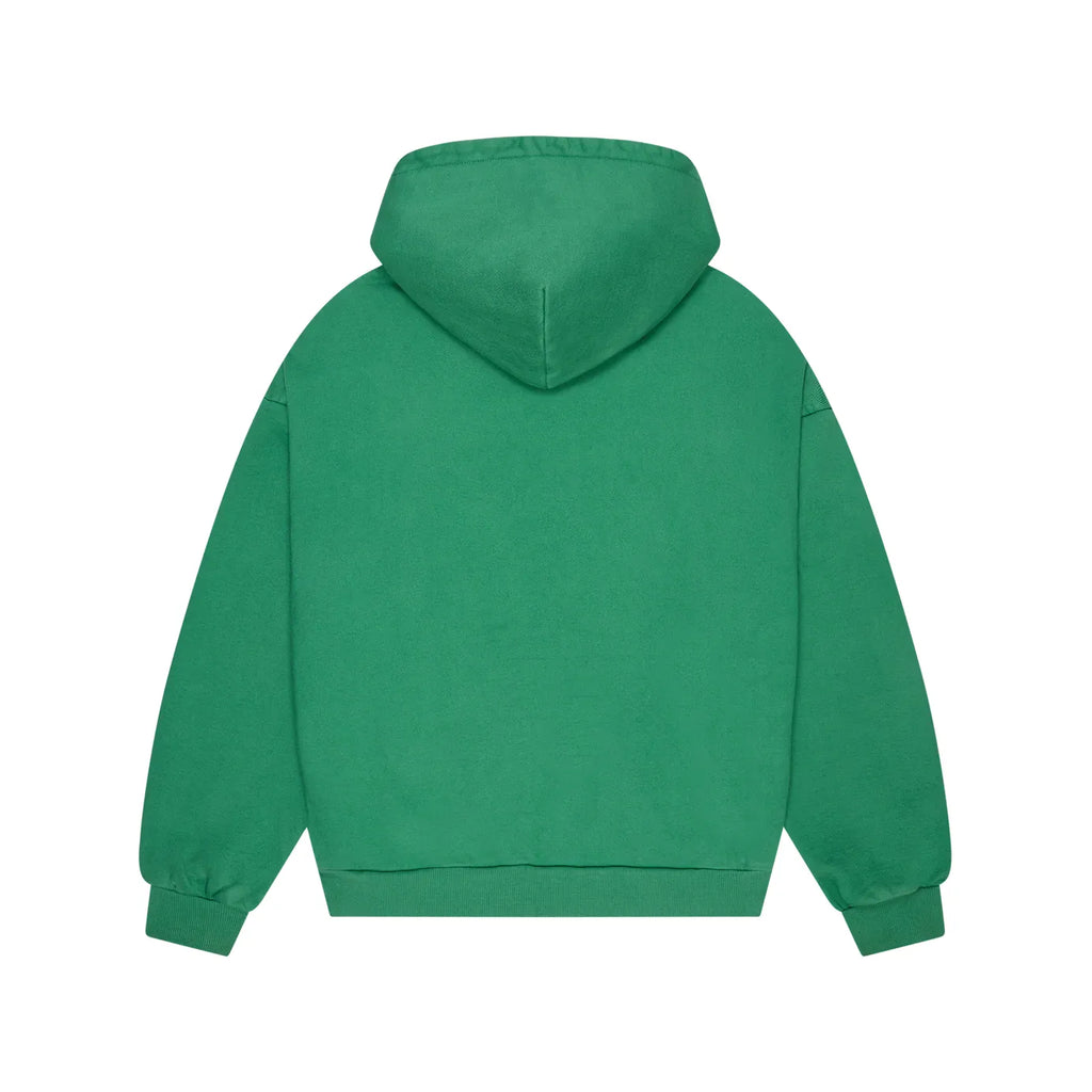 Broken Planet Star Logo Zip Up Hoodie Green