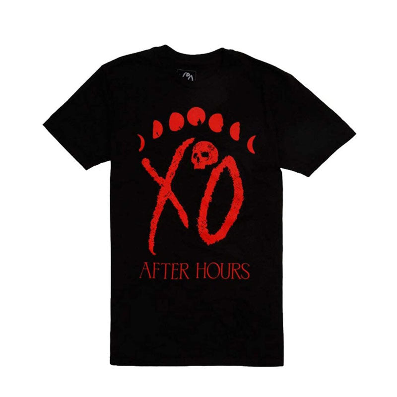 Vlone XO Skull Moon Phase After Hours Short Sleeve T‑Shirt