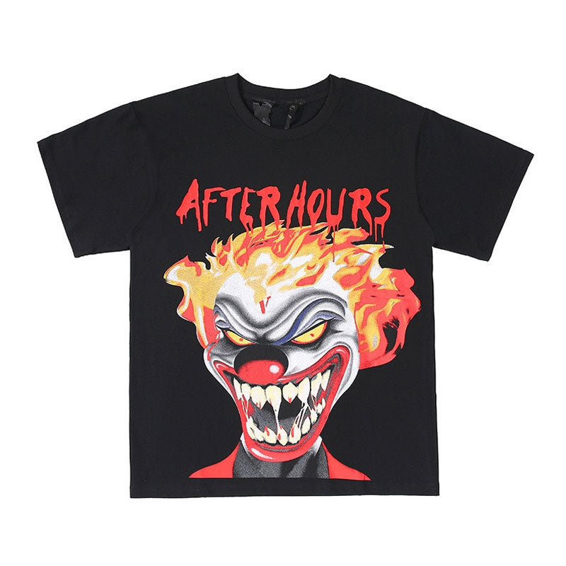 Vlone After Hours Clown Graphic Short Sleeve T‑Shirt