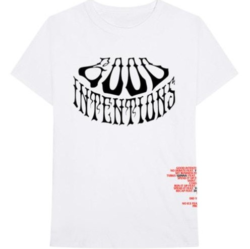 Vlone Good Intentions Graphic White Short Sleeve T‑Shirt