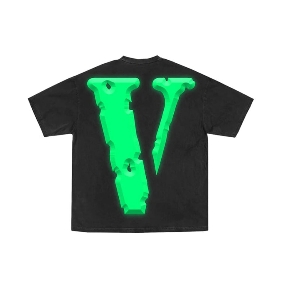 Vlone NBA Youngboy Circular Portrait Oversized Short Sleeve T‑Shirt